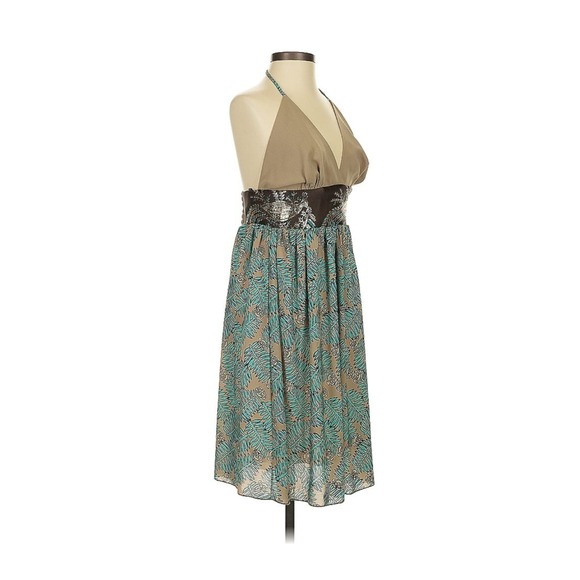 Tricia Fix Dresses & Skirts - Womens Halter‎ Dress Sleeveless Floral Print Party Cocktail Dress